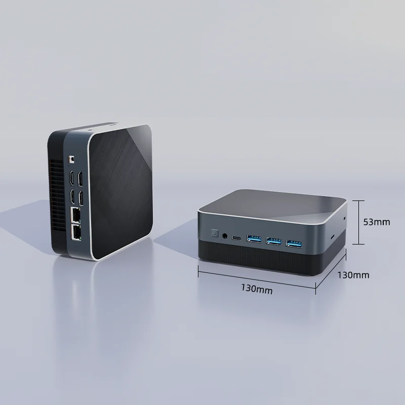 TexHoo Mini PC Computer Gaming AMD Ryzen7 5700U R5 4500U Intel Core i5 1335U CPU NUC Office DDR4 DDR5 NVMe WIFI6 - Image 6