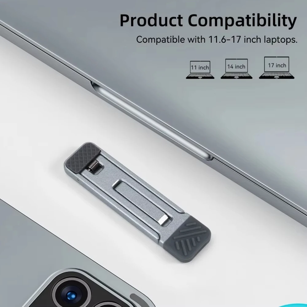 Portable Laptop Stand Aluminum Alloy Mini Folding Holder 1/2PCS Adjustment Notebook Bracket Accessories for Macbook Cell Phone - Image 3