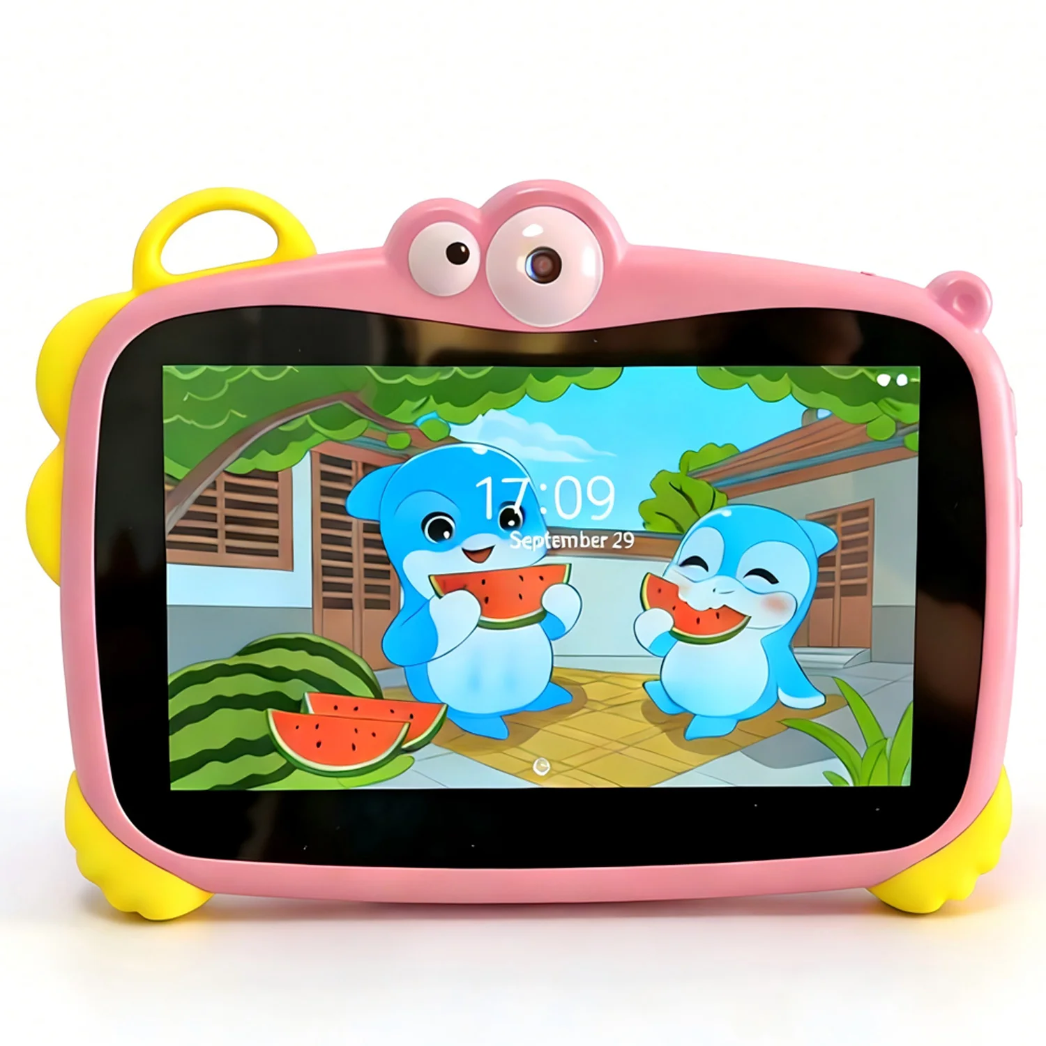 New 7 Inch Dinosaur Case Cartoon Pattern Kids Tablet Quad Core 4GB+64GB ROM Android Learning Education Games Children's Tablets - Image 4