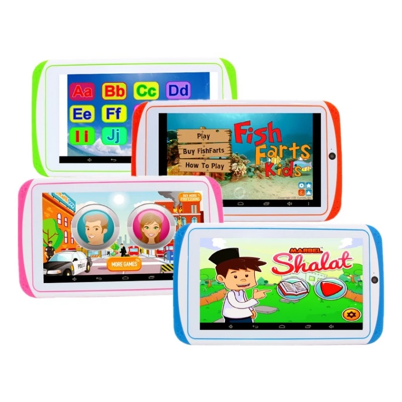 Hot 7'' Tablets for Chidren Android 9 WIFI 2G RAM 16GB ROM 1024 x 600 IPS RK3126 Quad Core Educational Tablet for Kids Gift - Image 3