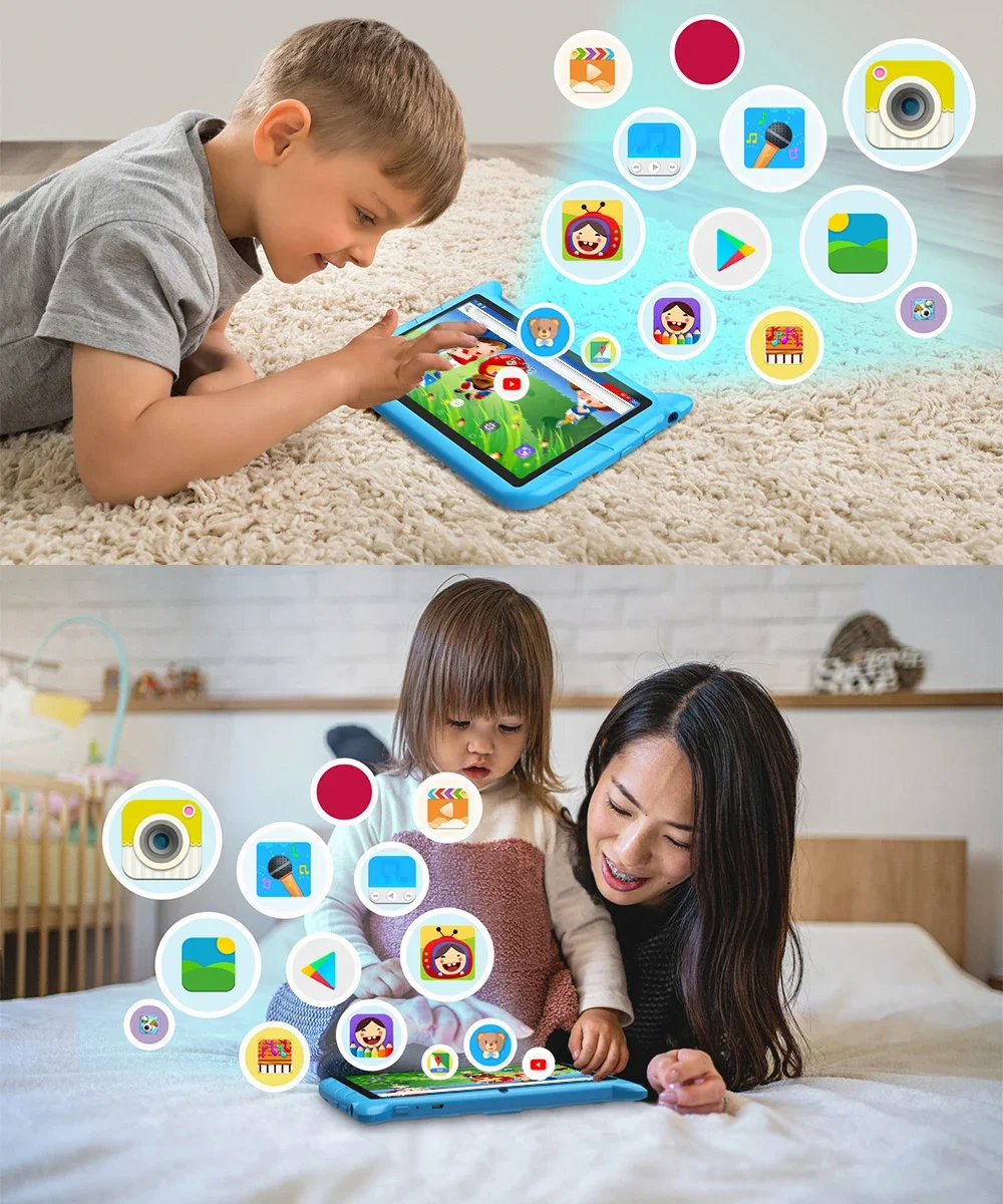 Best Selling 7.0 Inch Kids Tablet PC 4GB+64GB Android 11 Educational Learning Drawing Child Tablets - Image 6