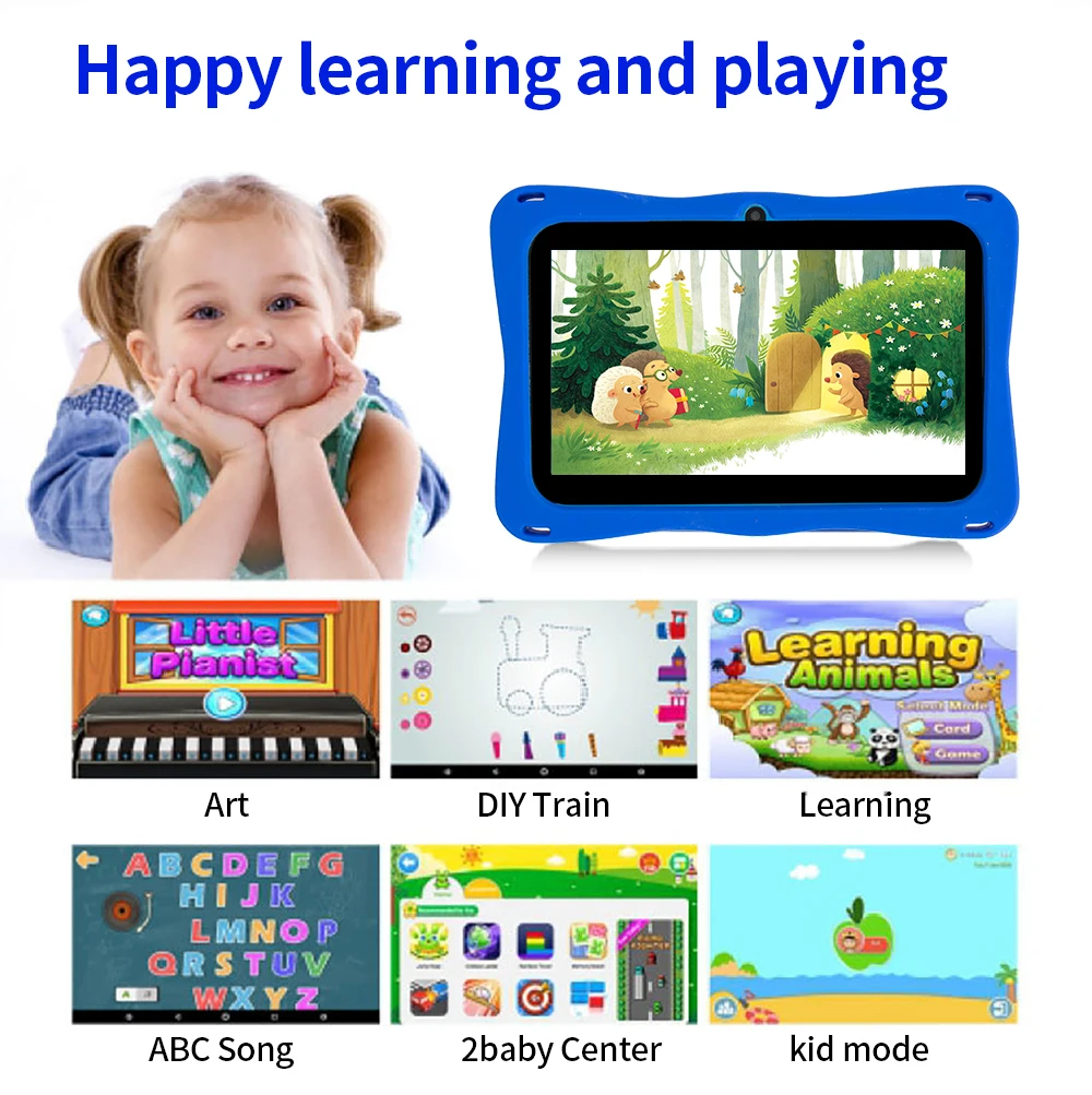 New 7.0 Inch WiFi Kids 3G Tablets 4GB RAM 64GB ROM Android Learning Education Games Tablet Children's Gifts - Image 5