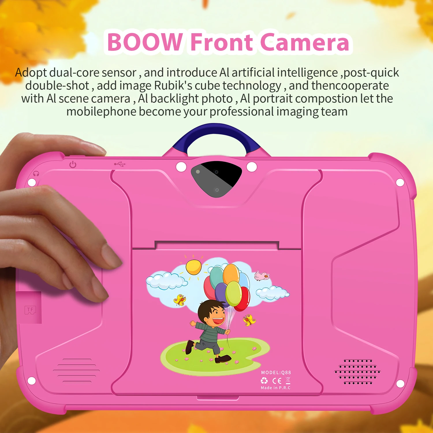 New Cartoon Pattern Kids Tablet 7 Inch Quad Core 4GB RAM 64GB ROM Android Learning Education Games Tablets Children's Gifts - Image 10