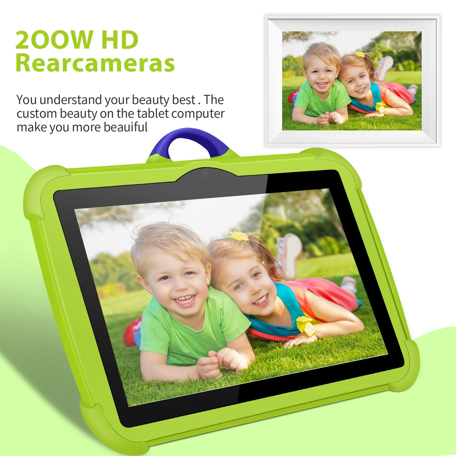 New 5G WIFI 7 Inch Android Kids Tablets Quad Core 4GB RAM 64GB ROM Dual BOW Cameras Cheap And Simple Children's Gifts Tablet PC - Image 5