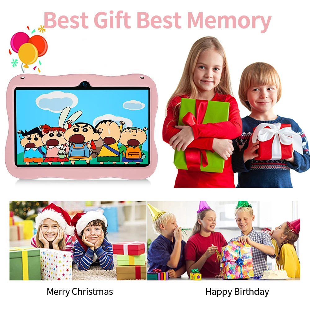 7.0 Inch Tablet PC Quad Core 4GB RAM 64GB ROM Children's best Gifts Android 12 Kids Game Educational Learning Tablets - Image 3