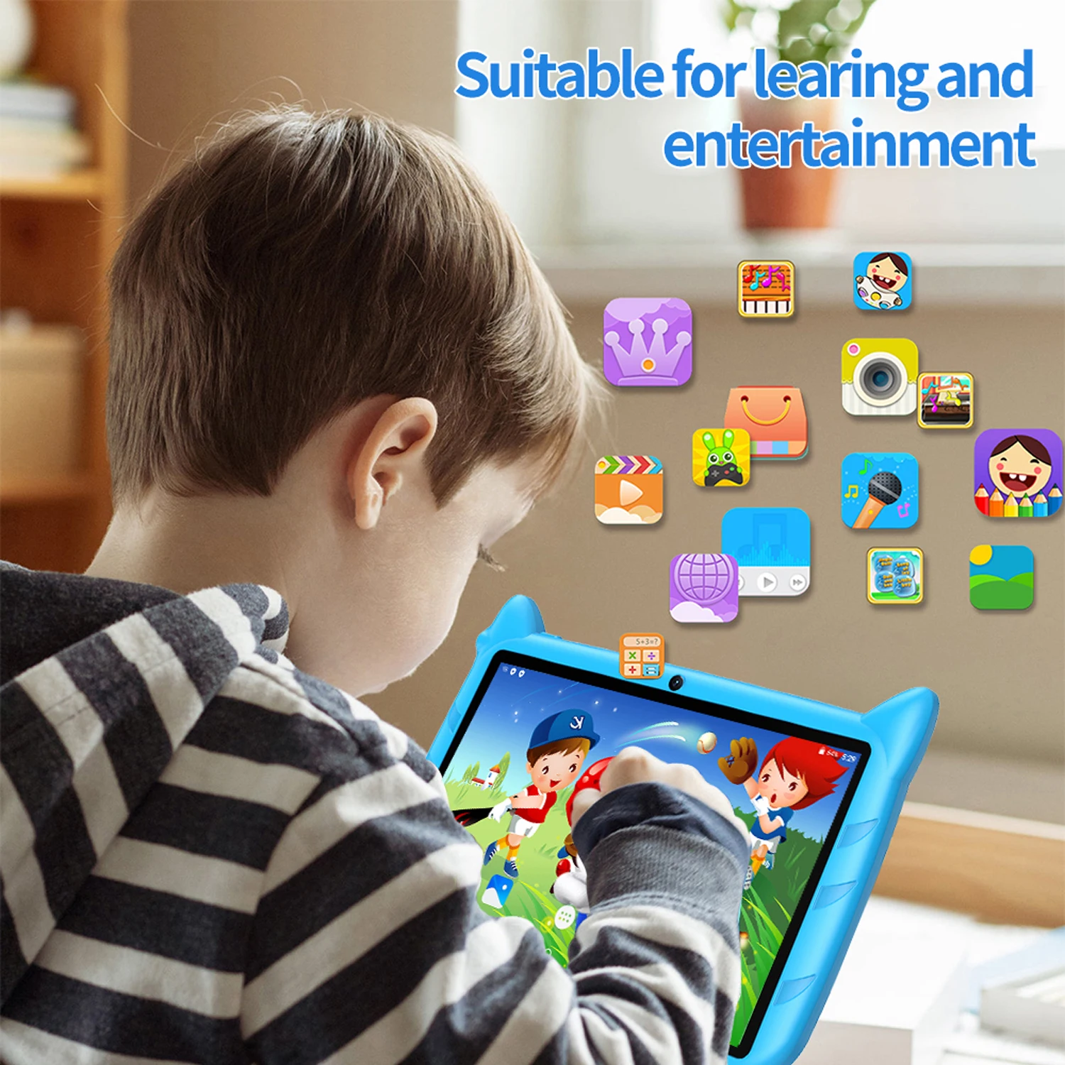 New 7 Inch 5G WiFi Kids' Tablets MTK Chip Quad Core 4GB RAM 64GB ROM Android 13 Google Play Support Bluetooth Tablet Pc 4000mAh - Image 6