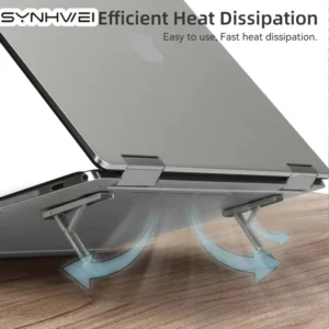 Portable Laptop Stand Aluminum Alloy Mini Folding Holder 1/2PCS Adjustment Notebook Bracket Accessories for Macbook Cell Phone