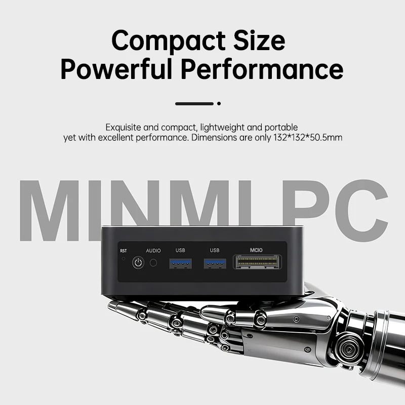 New AMD Ryzen 7 H255 Gaming Mini PC 16G/24G LPDDR5 HD DP USB4.0 Dual 2.5G LAN RJ45 Desktop AI Computer Windows 11 WiFi6E BT5.2 - Image 4
