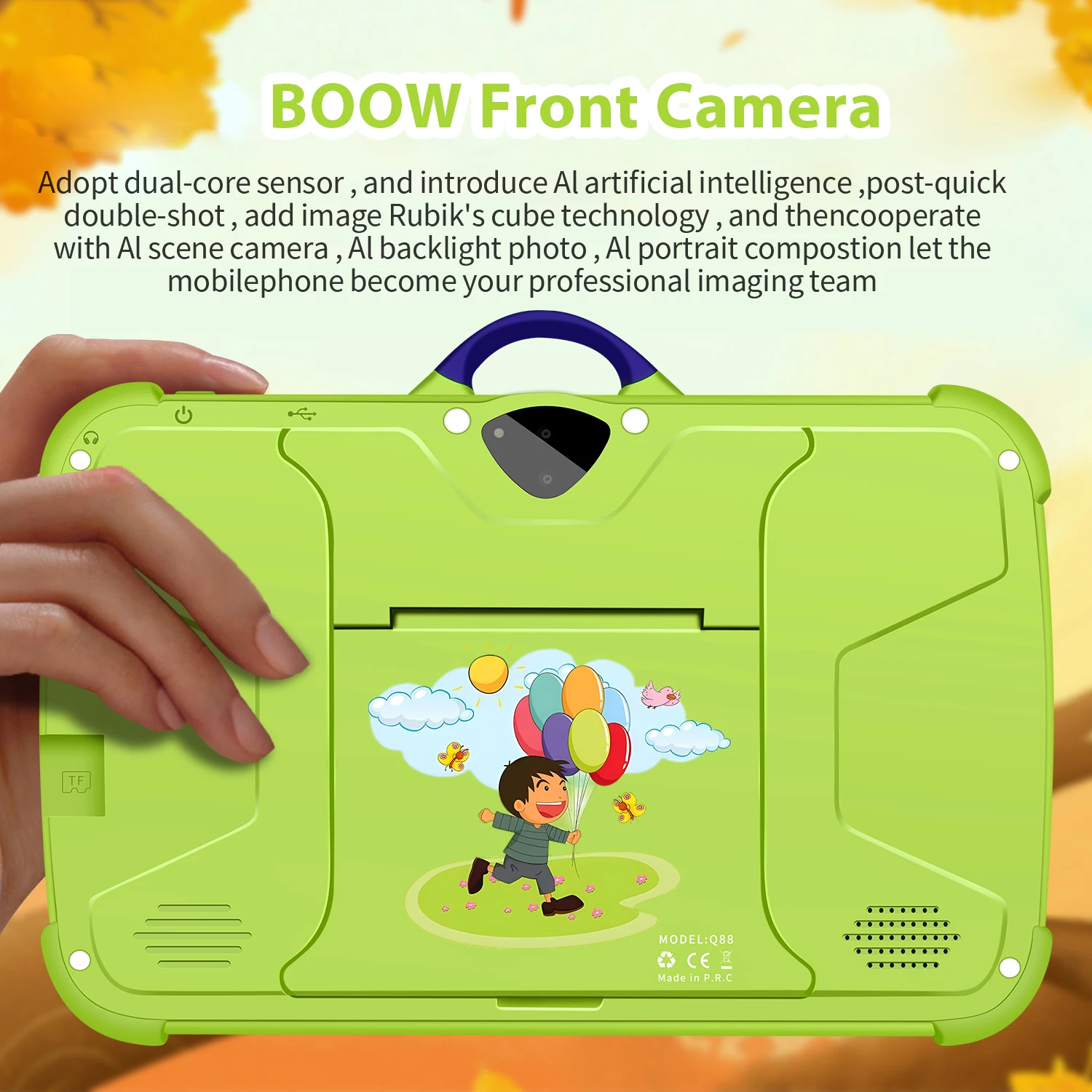 New 5G WIFI 7 Inch Android Kids Tablets Quad Core 4GB RAM 64GB ROM Dual BOW Cameras Cheap And Simple Children's Gifts Tablet PC - Image 6