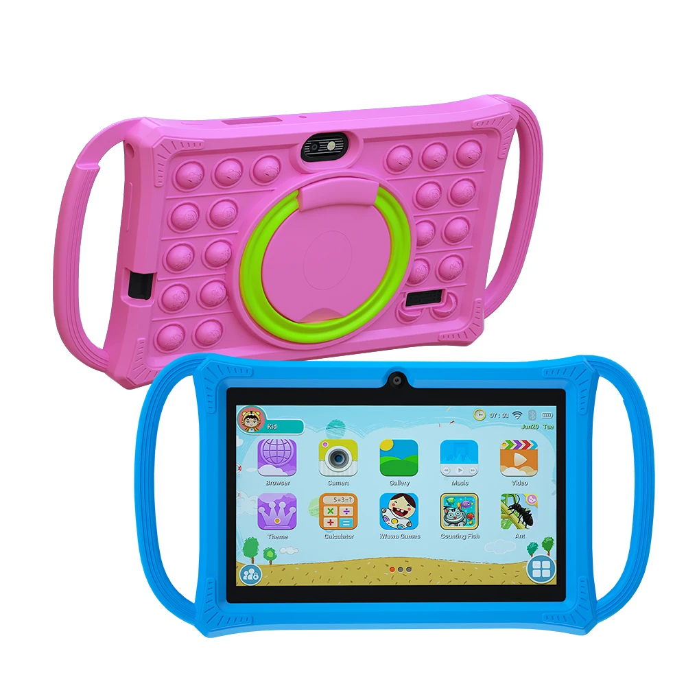 Kids Tablet 7.0 Inch Android 12 Quad Core 4GB RAM+64GB ROM 4500mAh Dual Camera WiFi Parental Control - Image 4