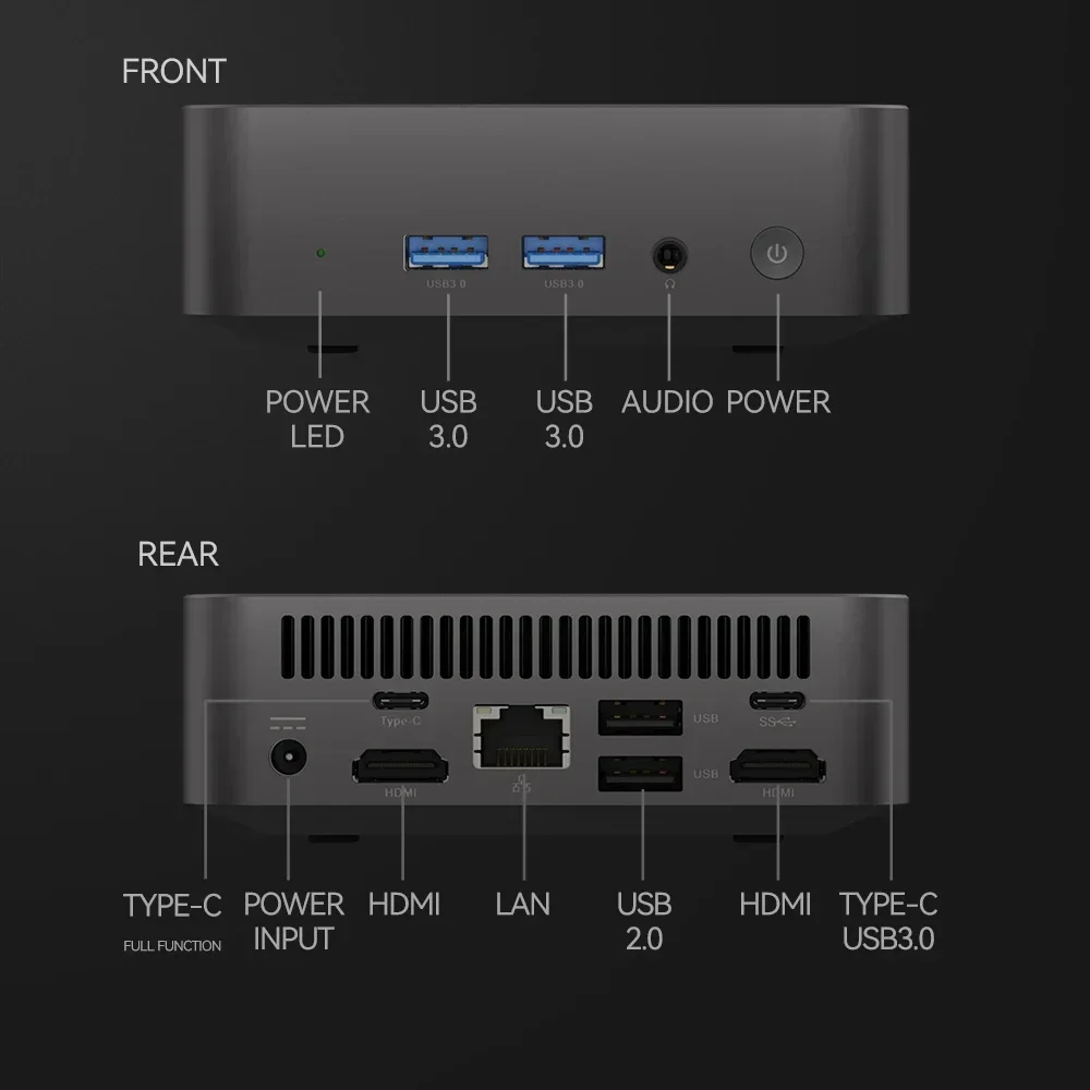 MINI PC Intel Core i9 10980HK 8 Core 16 Thread 16GB RAM 1TB 2TB SSD WIFI6 BT5.2 4K HD Gaming Office Study Pro Unit - Image 6