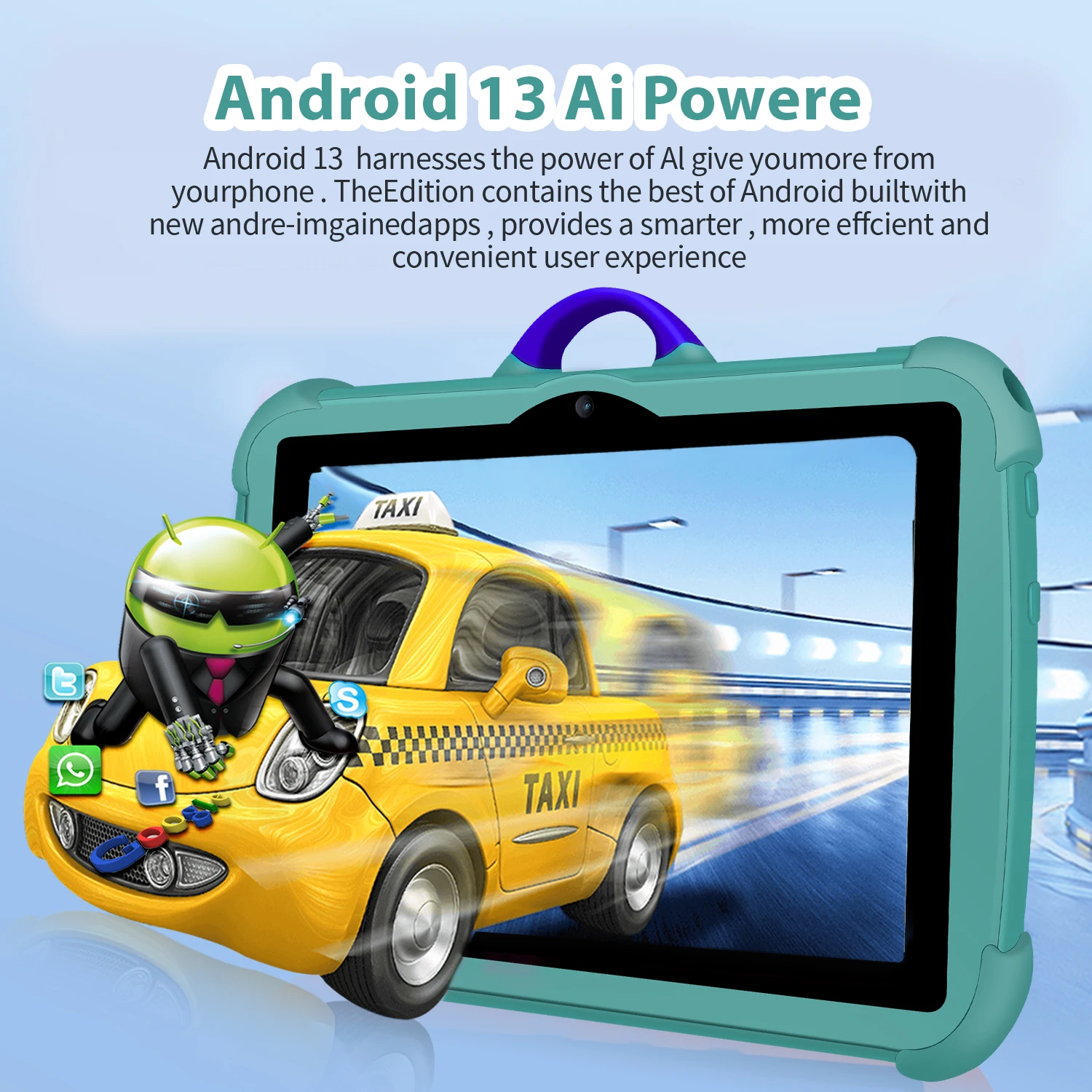 New 7 Inch Global Version 5G WiFi Kids Tablets Quad Core 4GB RAM 64GB ROM Educational Learning Tablet Pc Bluetooth 4000mAh - Image 4